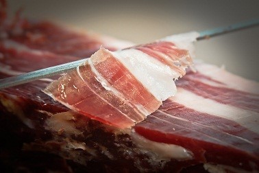 lonchas de jamon cortado a mano