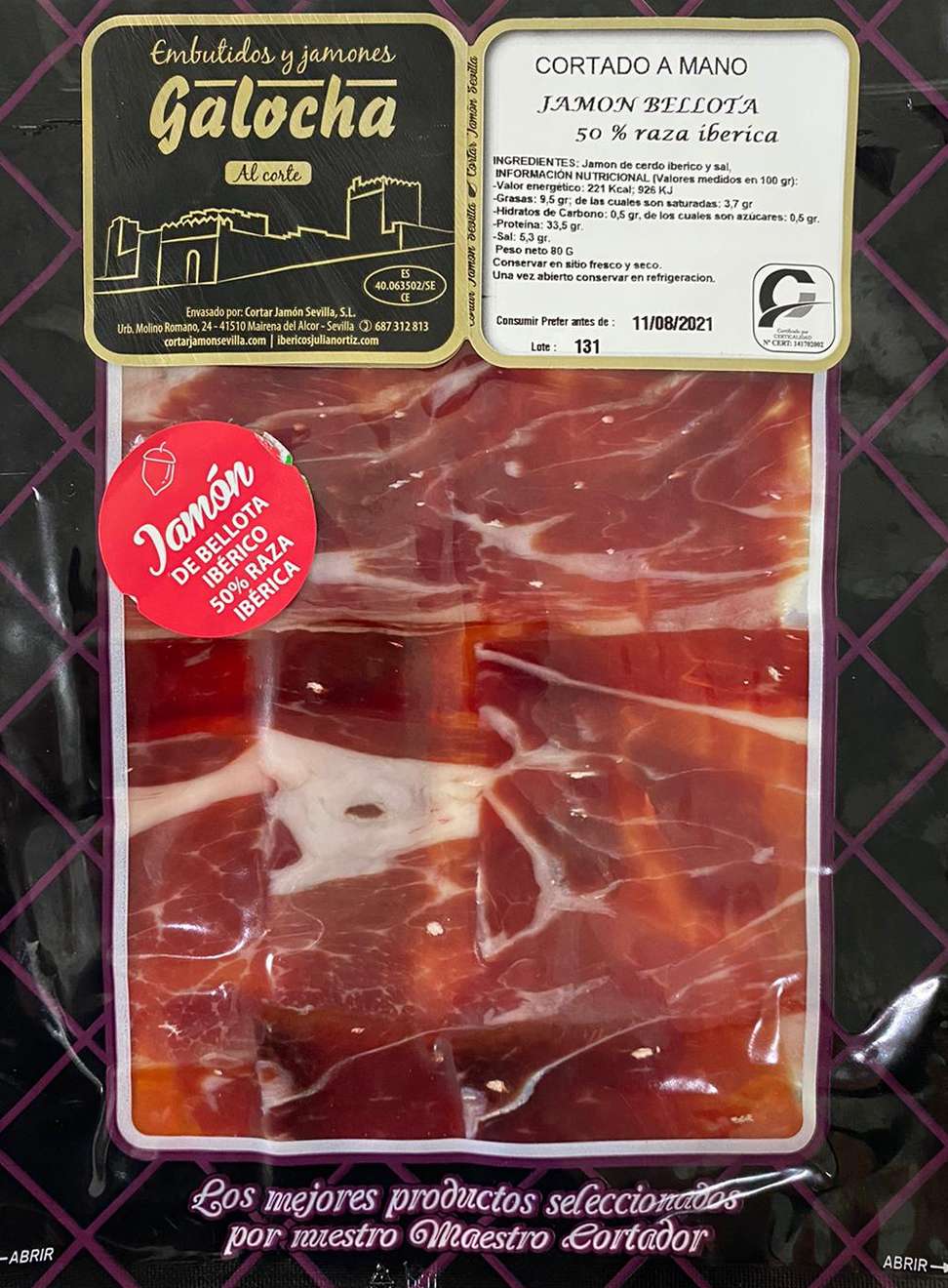 Jamón Bellota Ibérico