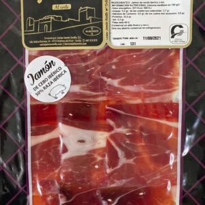 Jamón Cebo corte a mano 80 gr